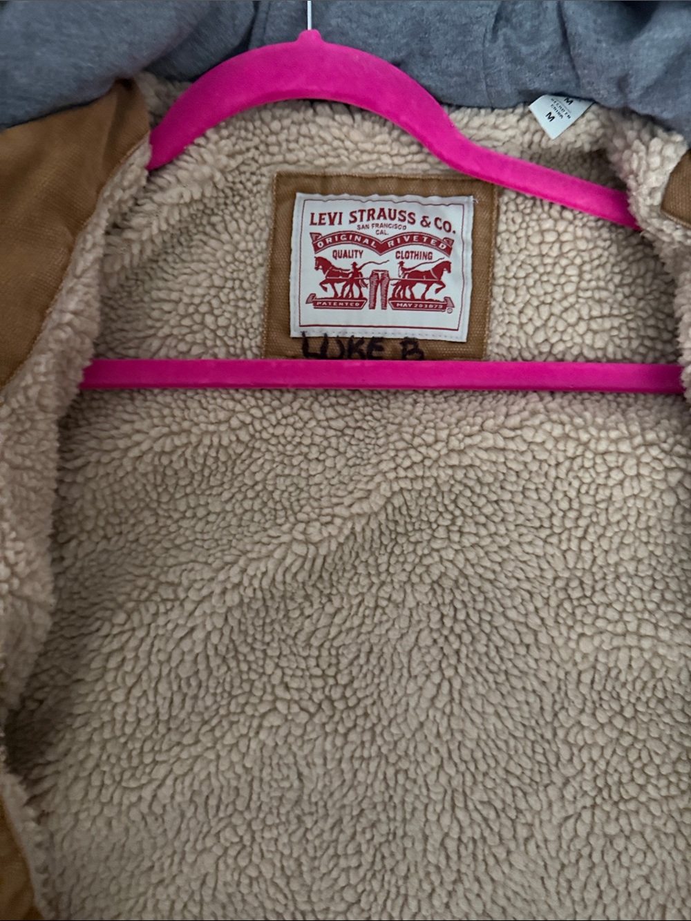 Levi's Brown Canvas Field Jacket with Hood - Picture 2 of 4